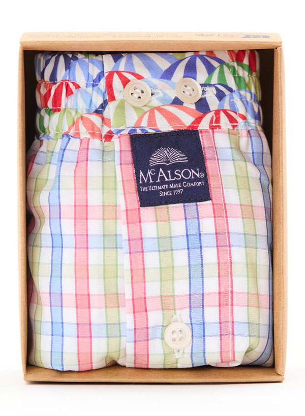 MC ALSON Boxershorts 5310/rot-grün-blau Image 1