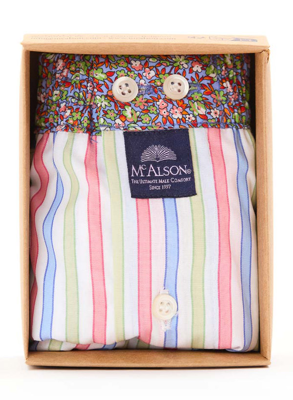 MC ALSON Boxershorts 5309/rot-grün-blau Image 1