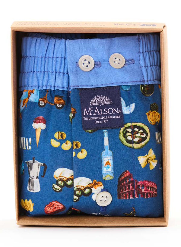MC ALSON Boxershorts 5336/marineblau Image 1