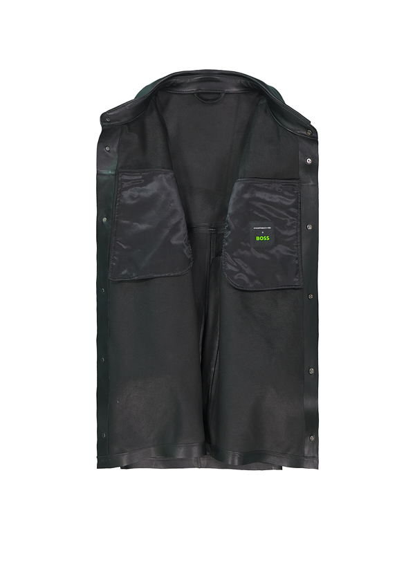 Thumbnail - BOSS Green Herren Lederjacke rot unifarben