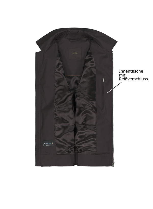 Thumbnail - Windsor Herren Blouson braun unifarben