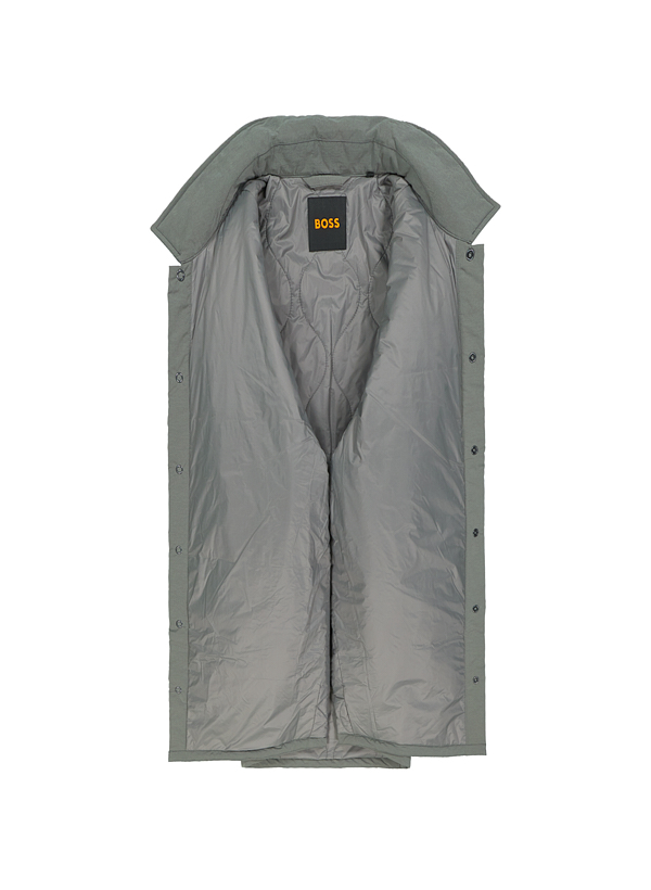 Thumbnail - BOSS Orange Herren Overshirt grau,grün unifarben