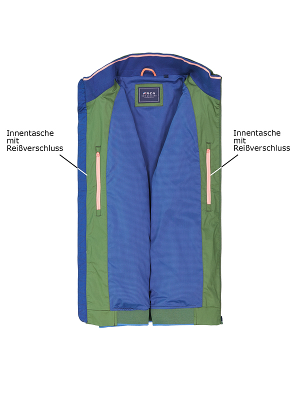 Thumbnail - N.Z.A. Herren Jacke grün unifarben