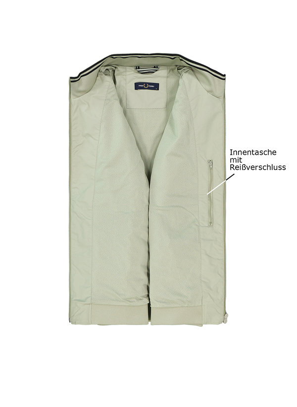 Thumbnail - Fred Perry Herren Jacken grün