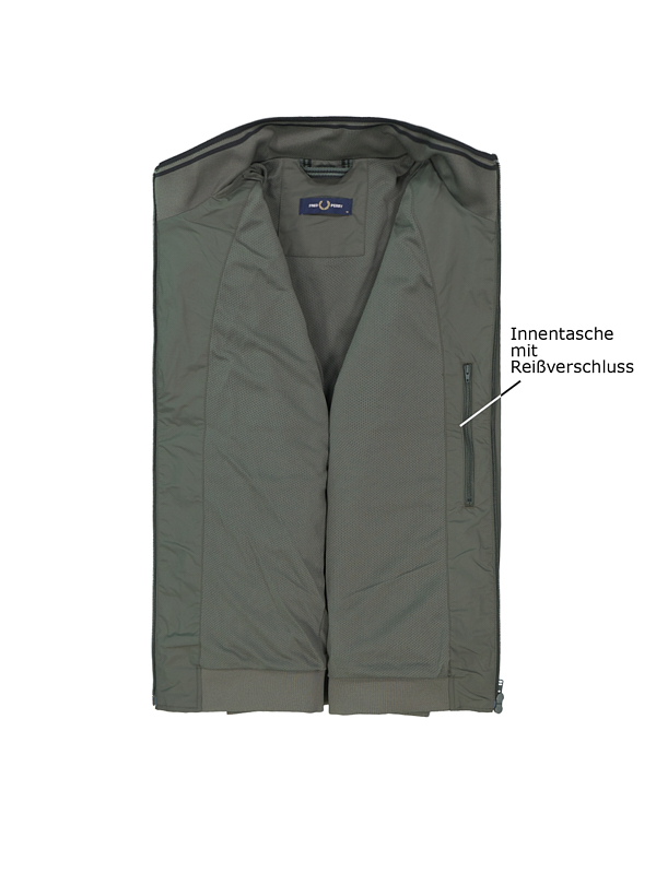 Thumbnail - Fred Perry Herren Jacken grün