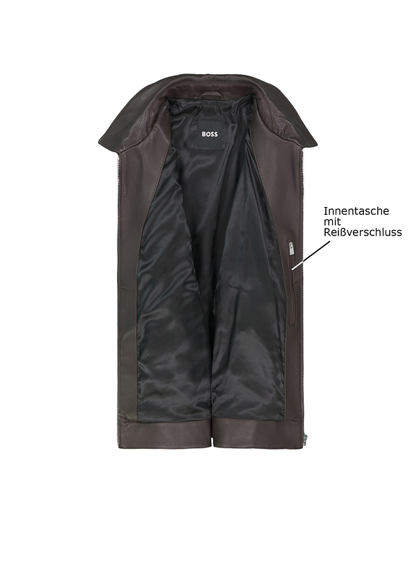 BOSS Black Lederjacke Mapson 50543214/207 Image 3