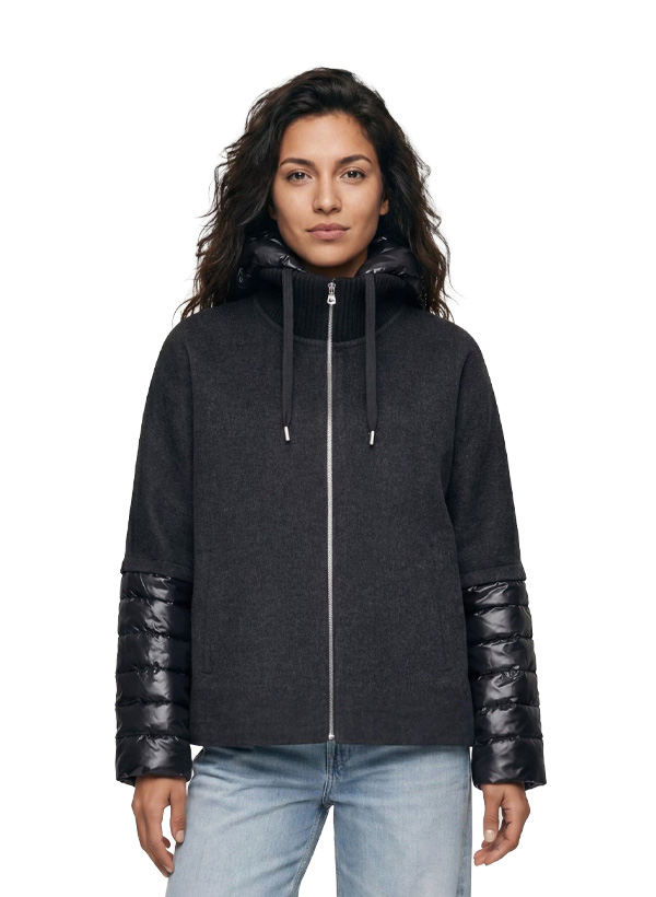 Jacke MSAzalea, Woll-Mix, anthrazit