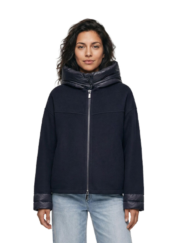 Jacke MSMaddy, Woll-Mix, dunkelblau