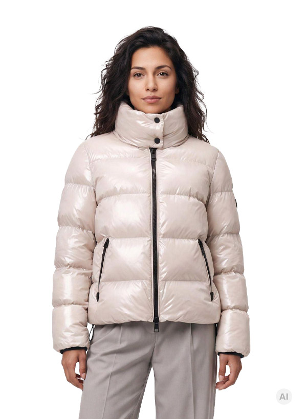 Steppjacke MSAmber, Mikrofaser, creme
