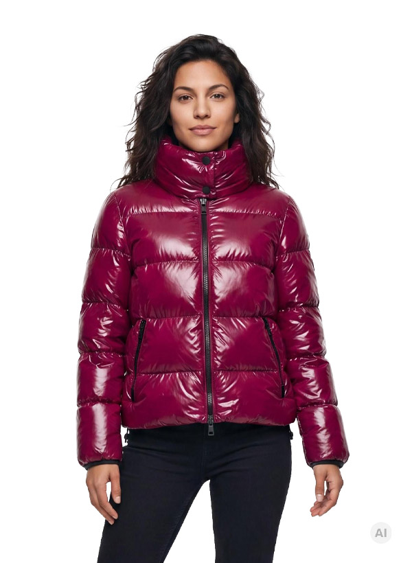 Steppjacke MSAmber, Mikrofaser, fuchsia