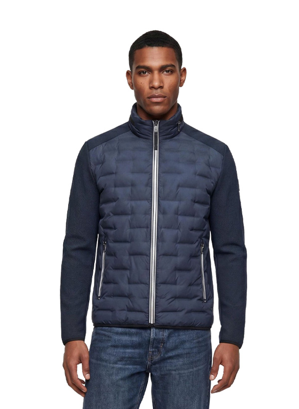 Hybridjacke MSNerano, Mikrofaser, nachtblau