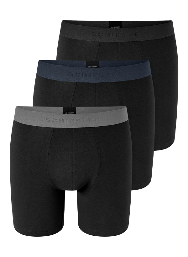 Schiesser Long-Shorts 3er Pack 183218/901, Produktbild 3