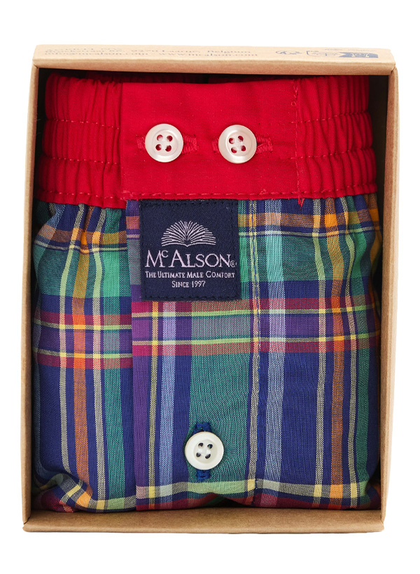 MC ALSON Boxershorts 5430/grün-rot, Produktbild 2