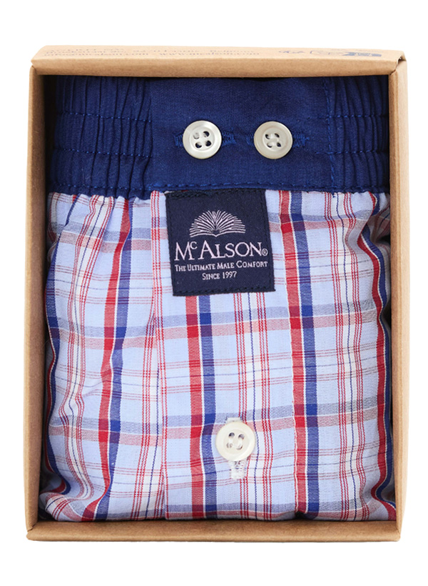 MC ALSON Boxershorts 5415/blau-rot, Produktbild 2