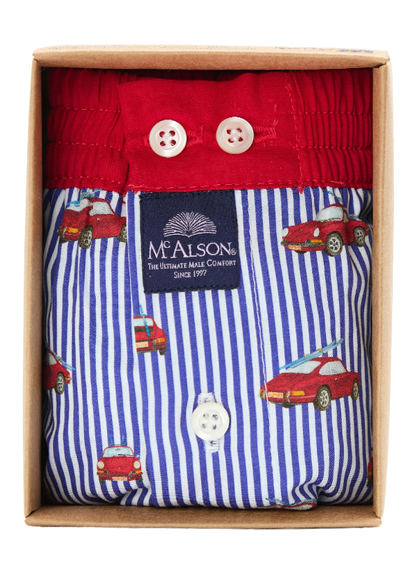 MC ALSON Boxershorts 5463/blau-rot, Produktbild 2