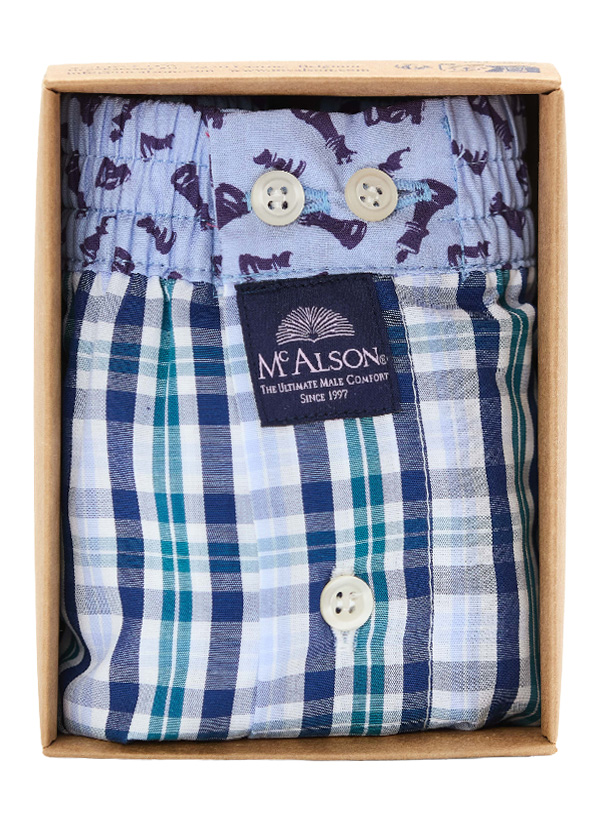 MC ALSON Boxershorts 5411/blau-weiß, Produktbild 2