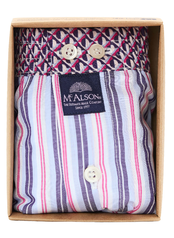 MC ALSON Boxershorts 5412/blau-pink, Produktbild 2