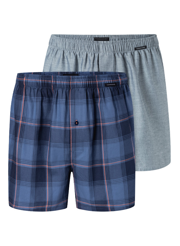Schiesser Boxershorts 2er Pack 183638/921, Produktbild 3
