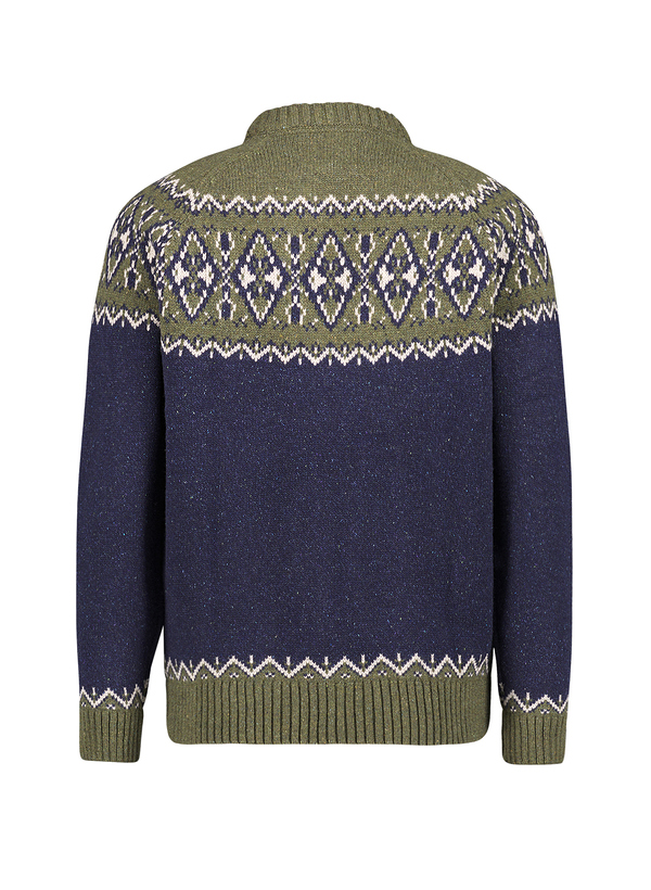 Barbour Pullover Tisbury Crew olive MKN1750OL51, Produktbild 3