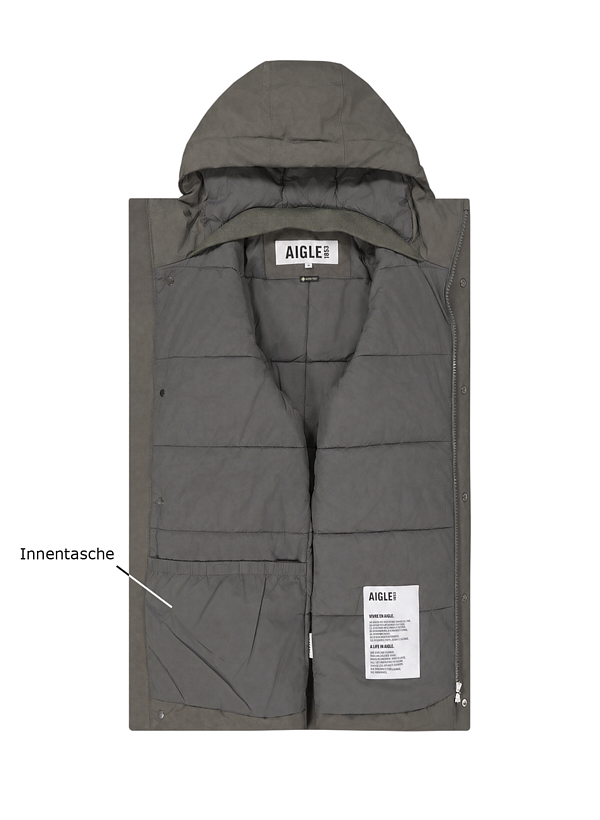 Aigle Jacke MOUI001 ardoise BK056, Produktbild 4