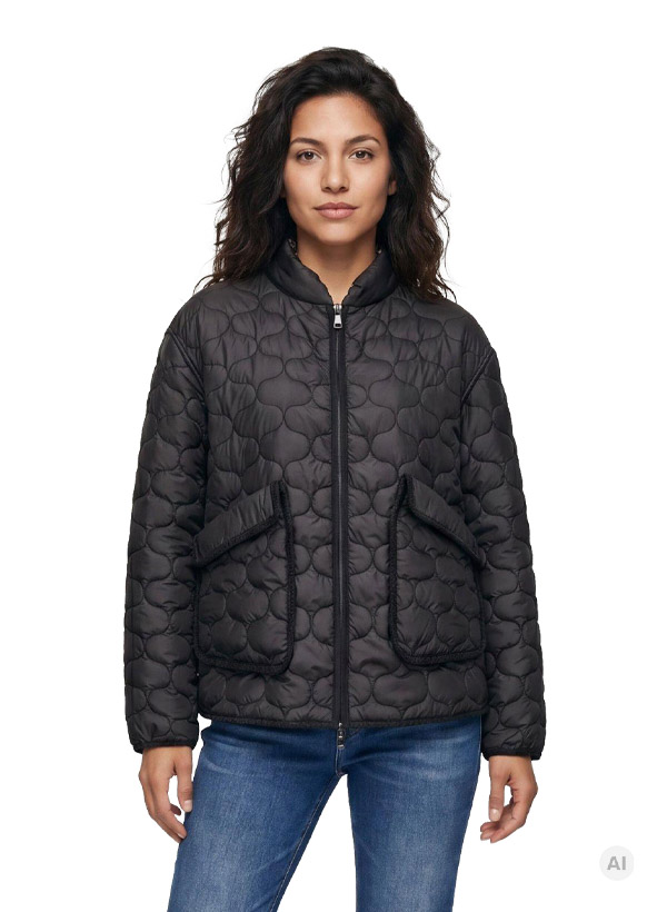 Parka MSMeadow solid, Mikrofaser, schwarz
