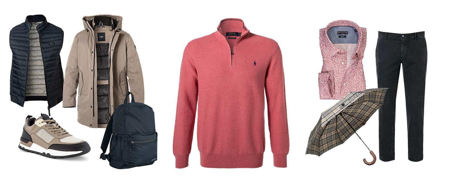 Rosa Troyer in Kombination mit Wester und Hemd