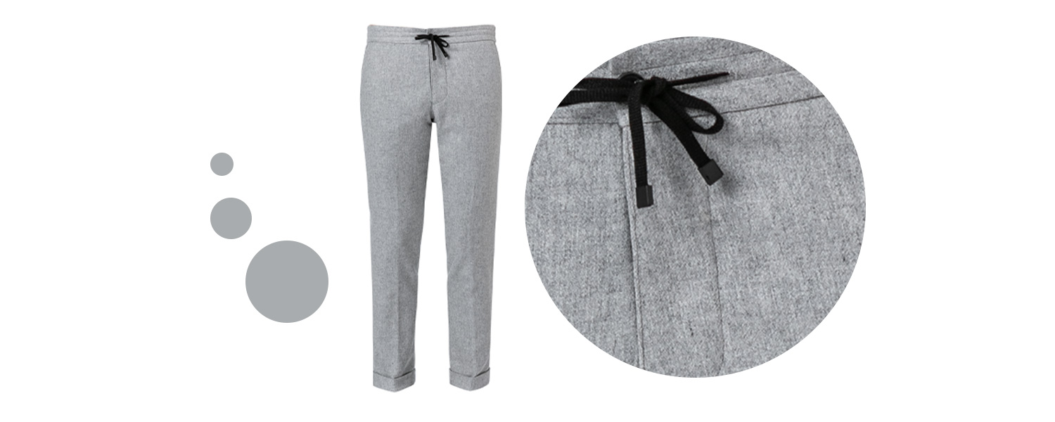 Businesshose mit Kordelzug