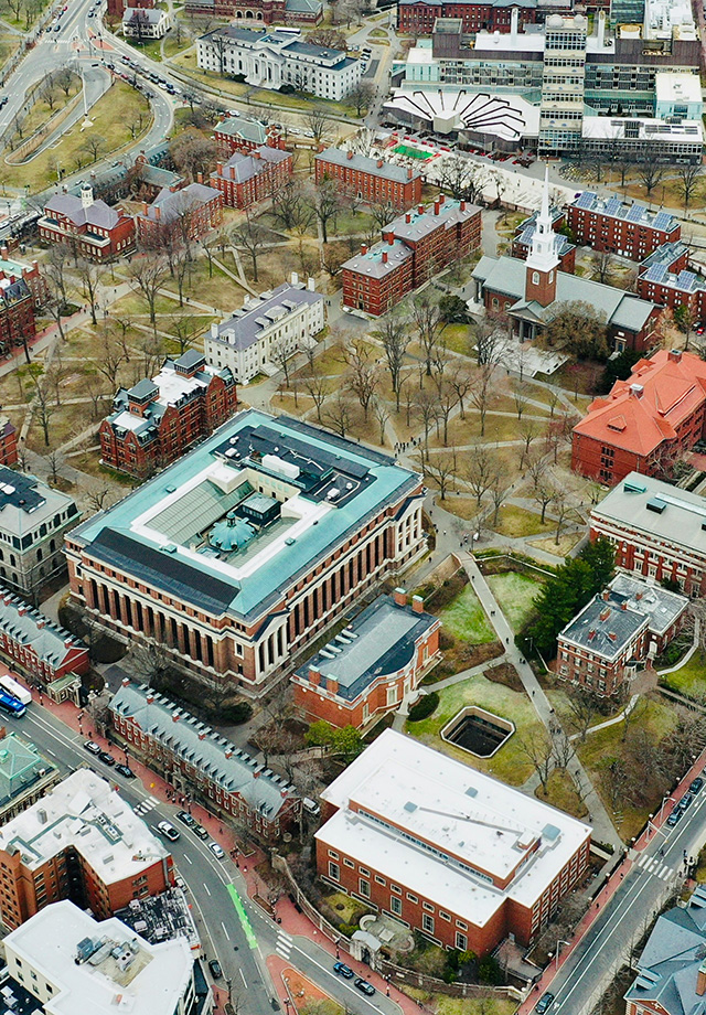 College-Campus von oben