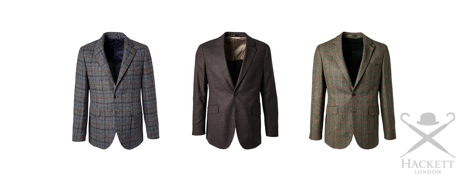 Drei Sakkos von Hackett London