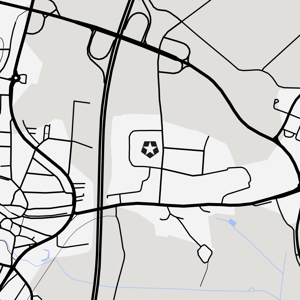 Kartenansicht des Standorts von Milestone