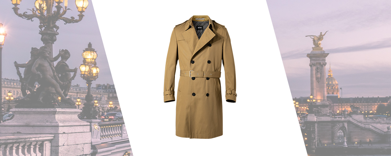 Der Modeklassiker Trenchcoat in Beige
