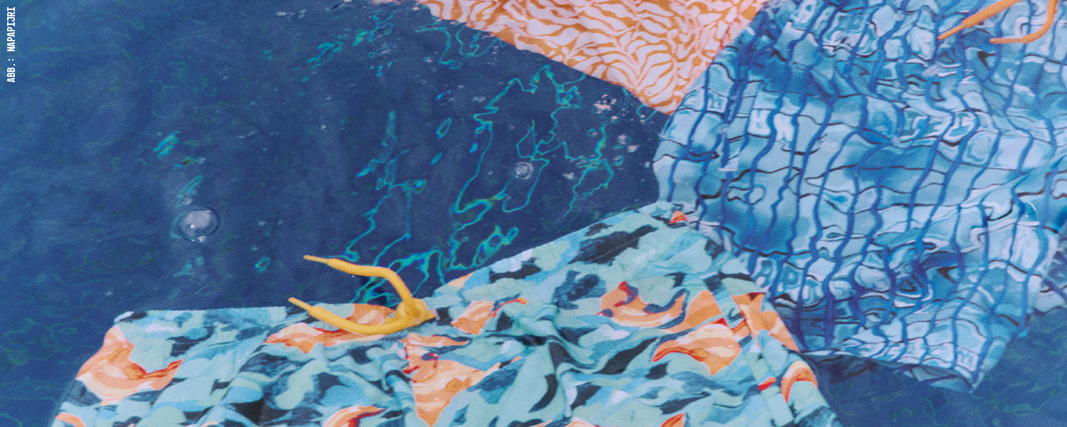 Bunte Badeshorts mit Mustern – stylishe Swimwear für Pool und Strand.