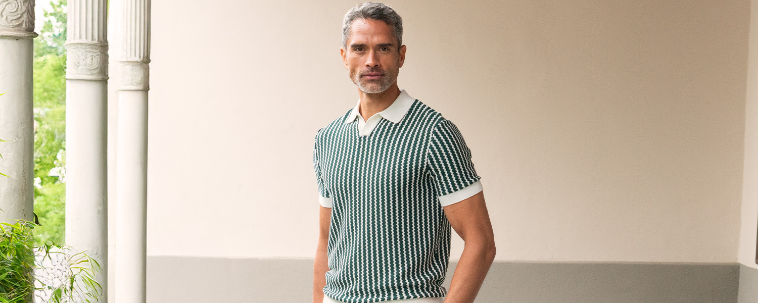 Poloshirt für herren mit kurzarm