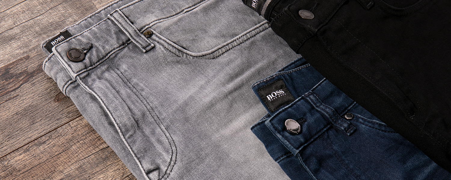 Tapered-Jeans – moderner Fit mit schmal zulaufendem Bein, der eine lässige und zugleich cleane Silhouette schafft.