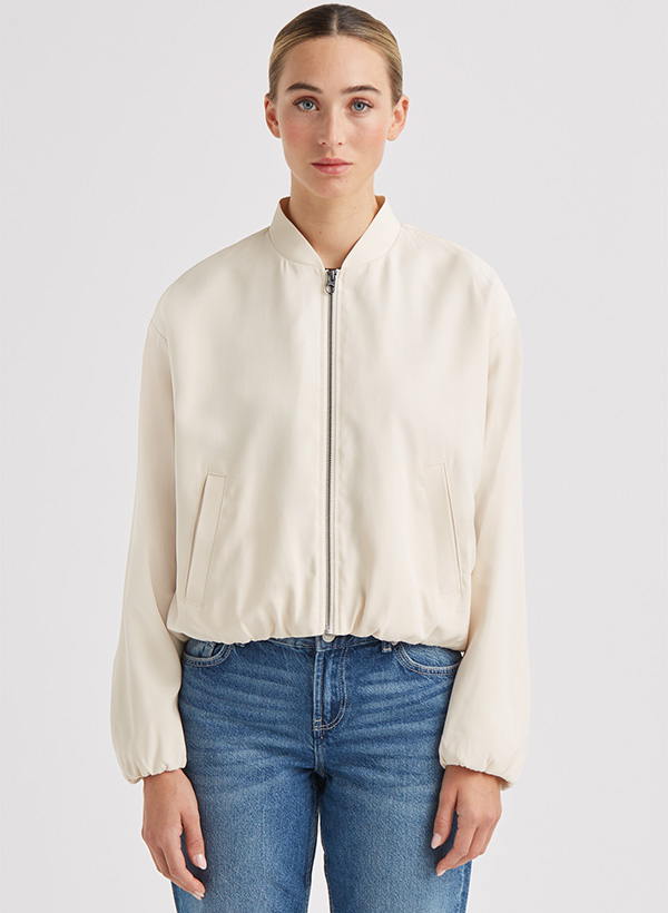 Leichtes Sommerblouson in Cremebeige